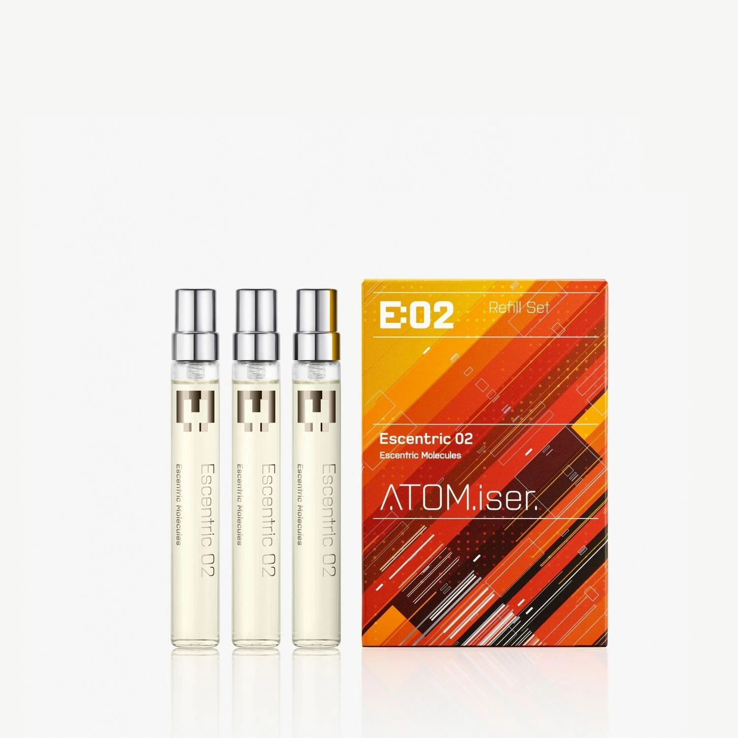Escentric Molecules Escentric 02 ATOM.iser Set Refill Vials