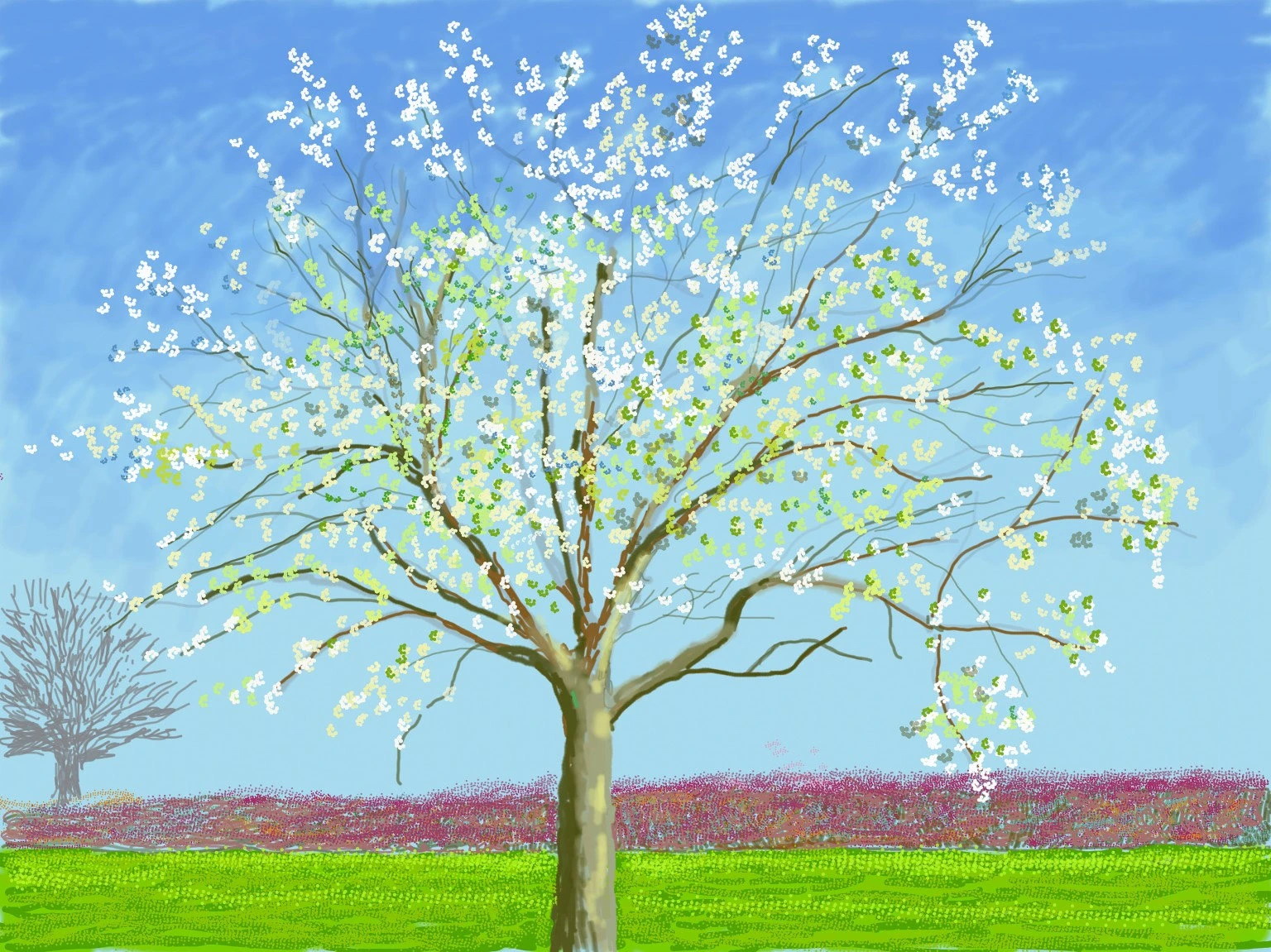 Baharın Sonsuz Neşesi: David Hockney ile Kutlama