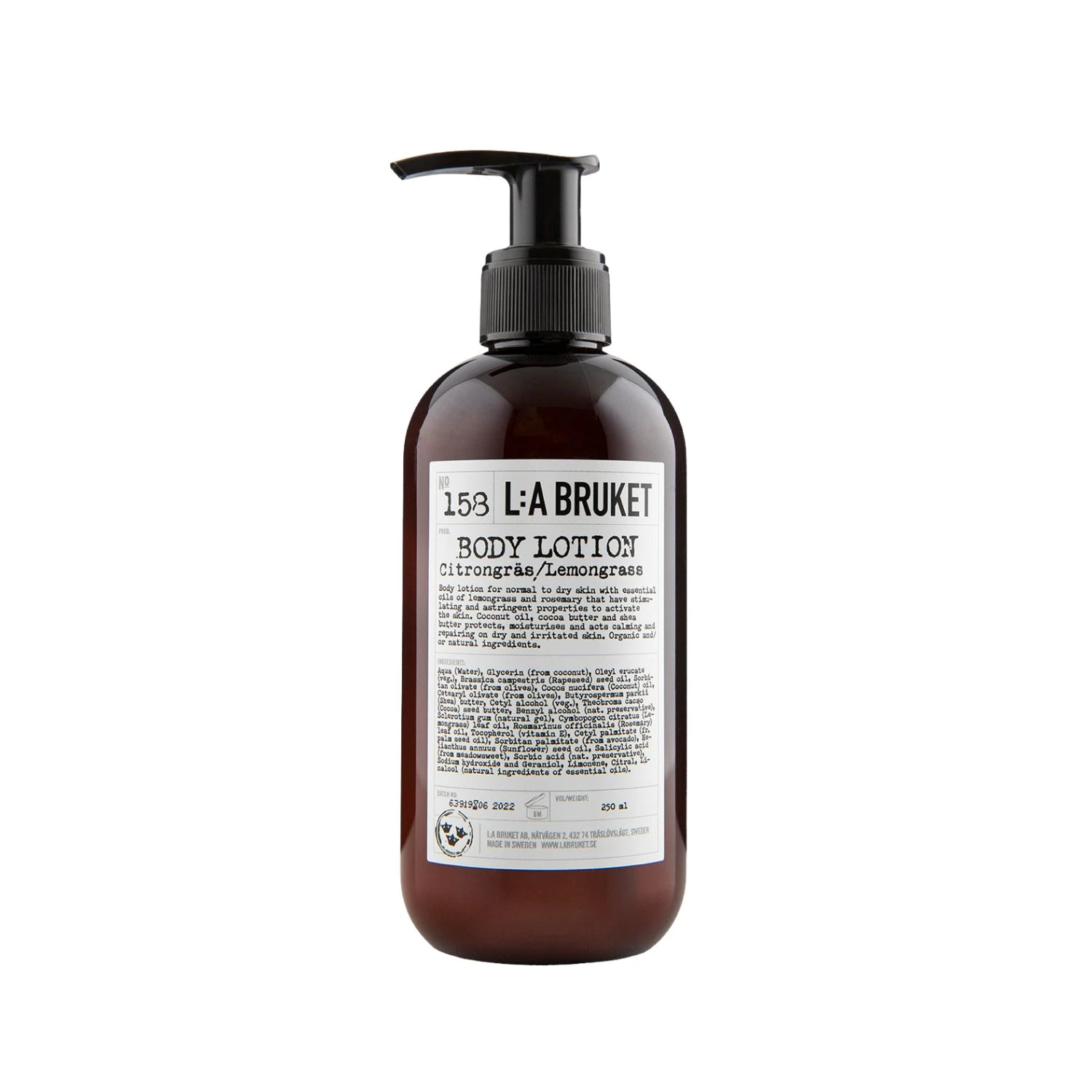 L:A Bruket Body Lotion Lemongrass 240 ml