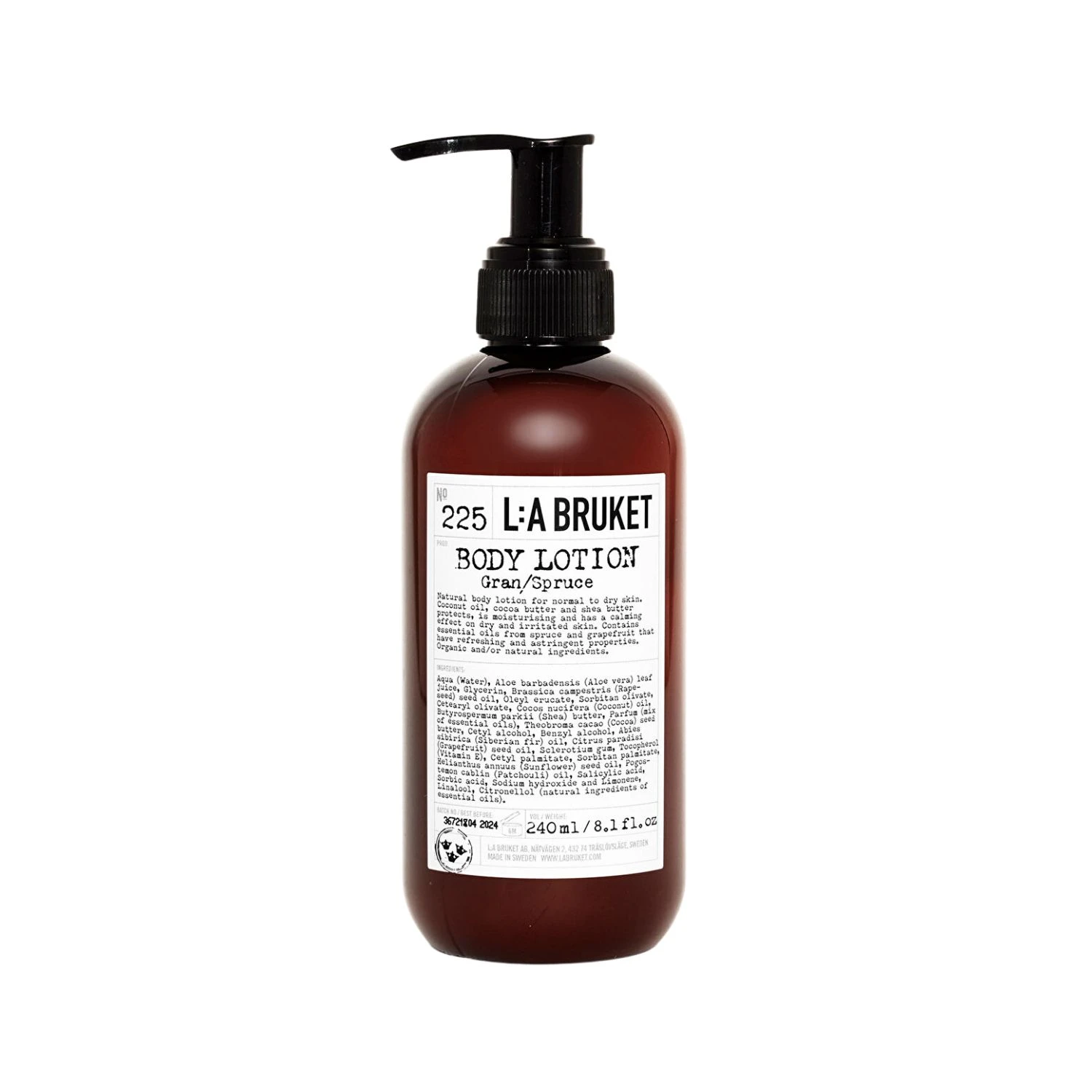 L:A Bruket Body Lotion Spruce 240 ml