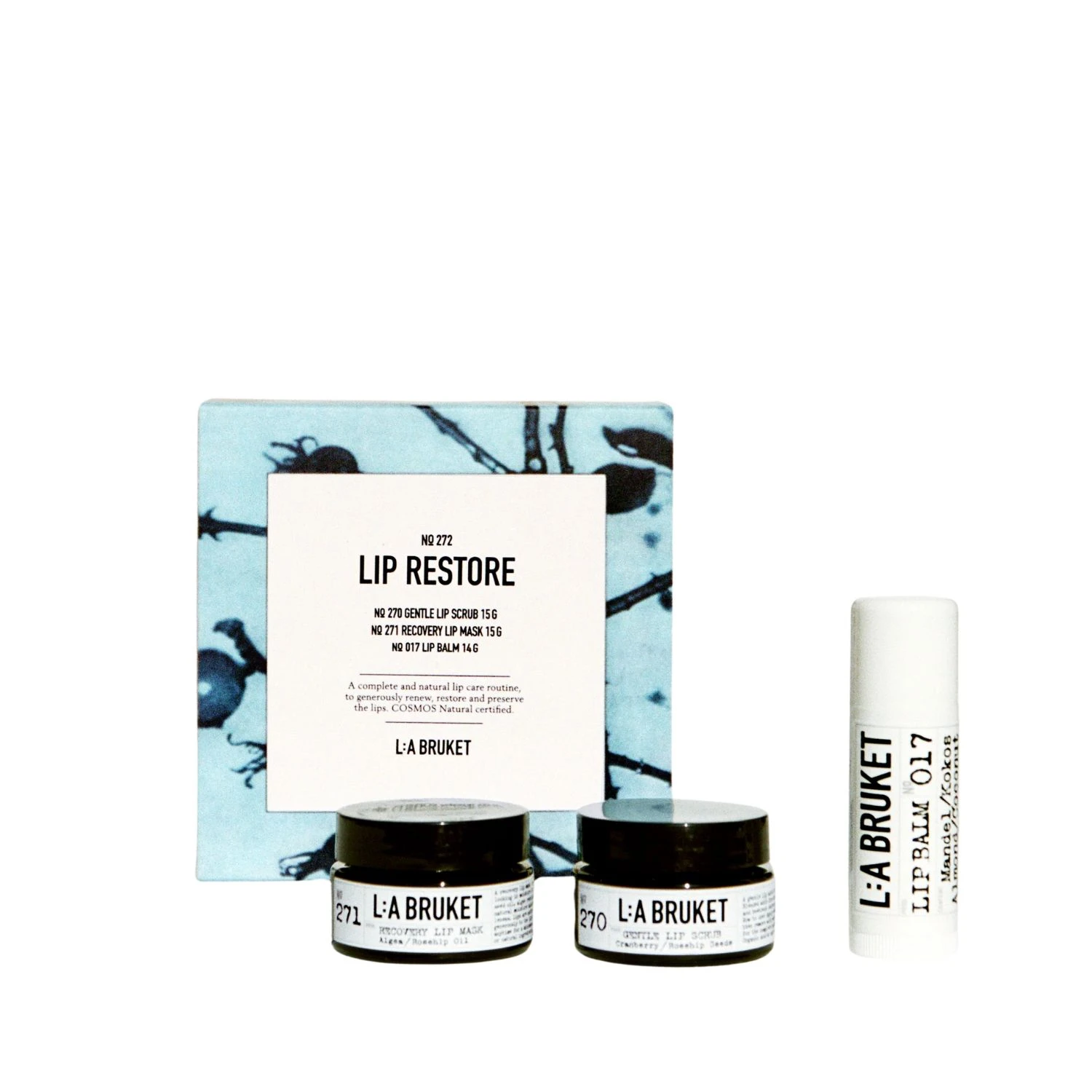 L:A Bruket Lip Restore Set Winter