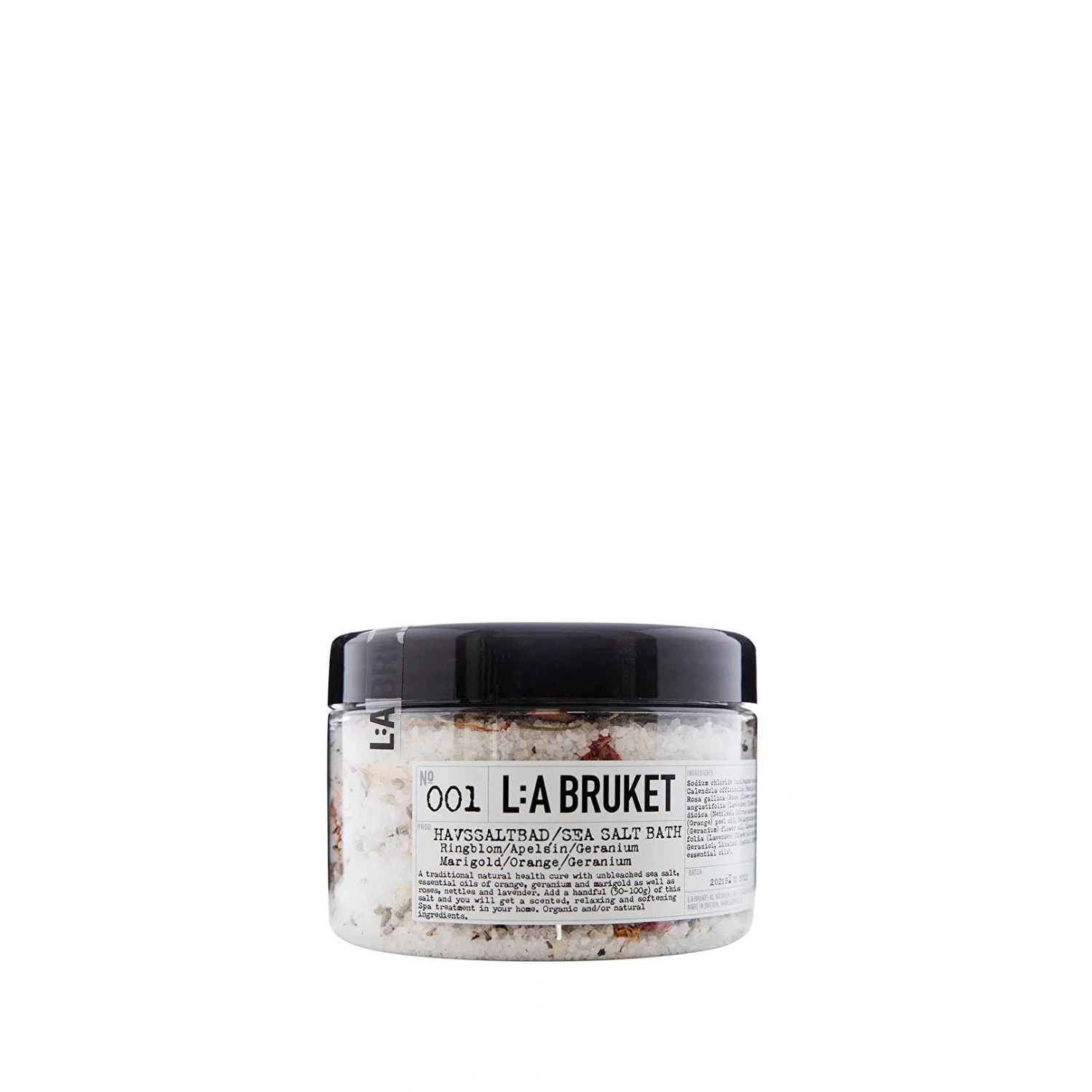 L:A Bruket Sea Salt Bath Marigold/Orange/Geranium Banyo Tuzu 450 gr