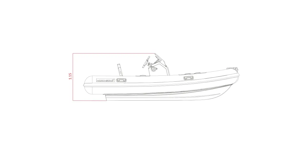 NorthStar Vega 3.8 ölçülü yan görünüm