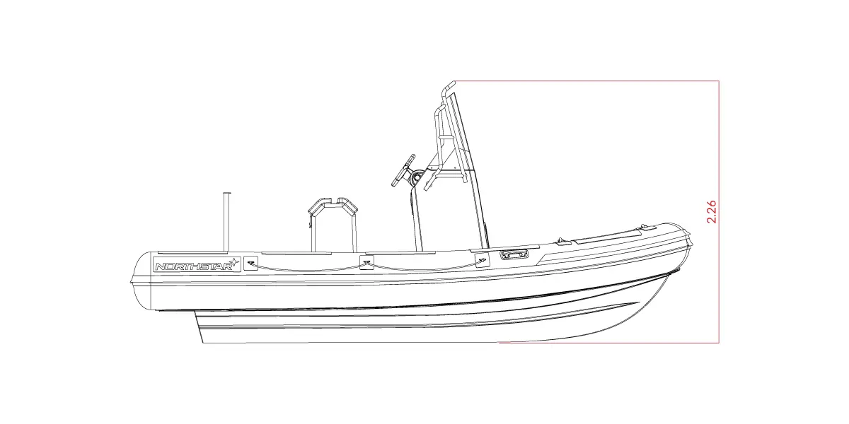 NorthStar Vega 4.8 ölçülü yan görünüm