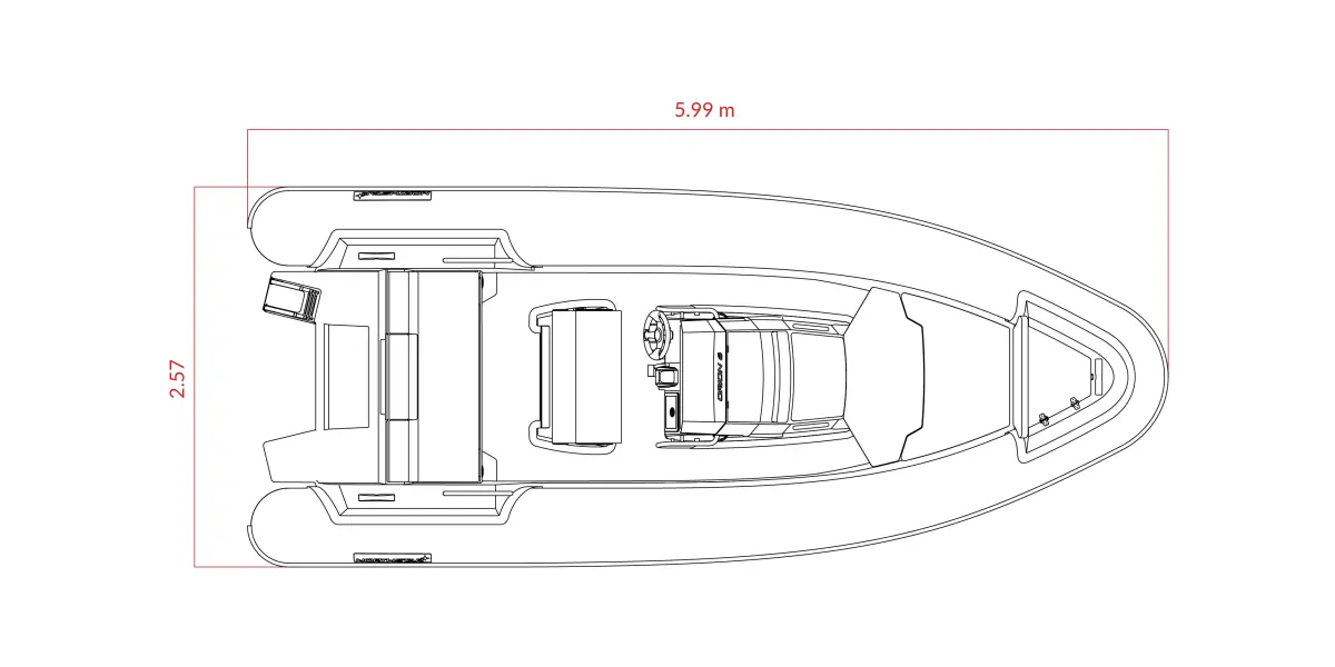 NorthStar Orion 6 ölçülü üst görünüm