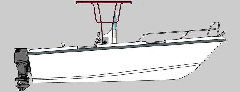 Safter Poly 570 Outboard çizim