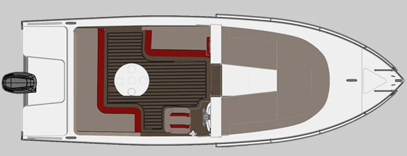 Safter 630 Cabin Cruiser çizim