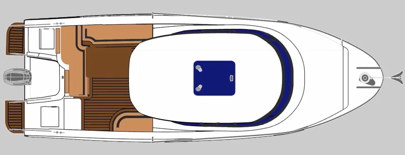 Safter 680 Cabin Cruiser çizim